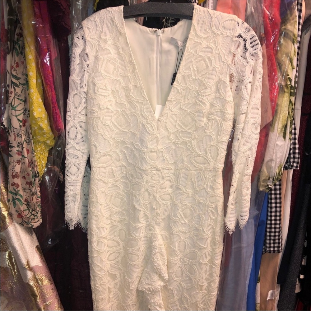 Alexis Nadege Dress in Off White - Picture 5 of 9